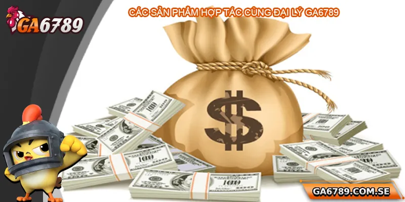Các sản phẩm mà đại lý Ga6789 có thể hợp tác kinh doanh